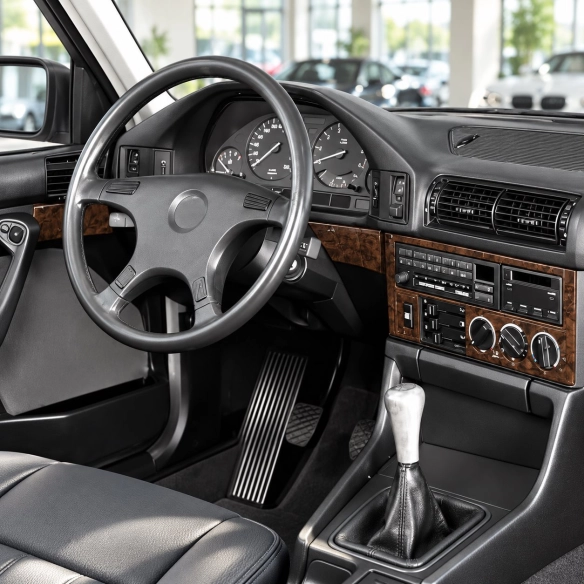 BMW 5 E34 1989-1993 Automatic Gearbox, Without Overdrive, 25 Parts set Interior Dashboard Trim Kit Dash Trim Dekor
