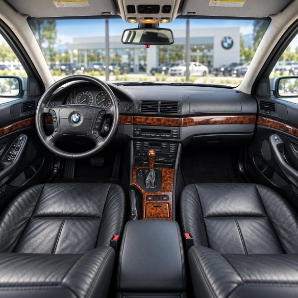 BMW 5-Series E39 1998-2003 Without NAVI system, 35 delen set interieur dashboard decoratieset dashboard decor