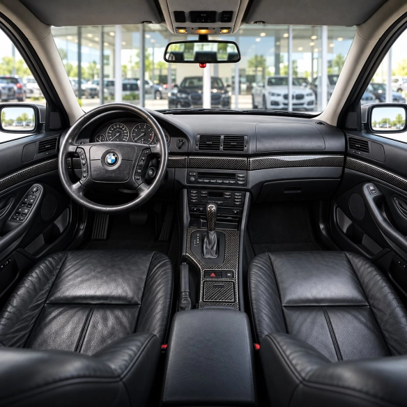 BMW 5-Series E39 1998-2003 3D Cockpit Dekor Interieurleisten Set 35-teilig