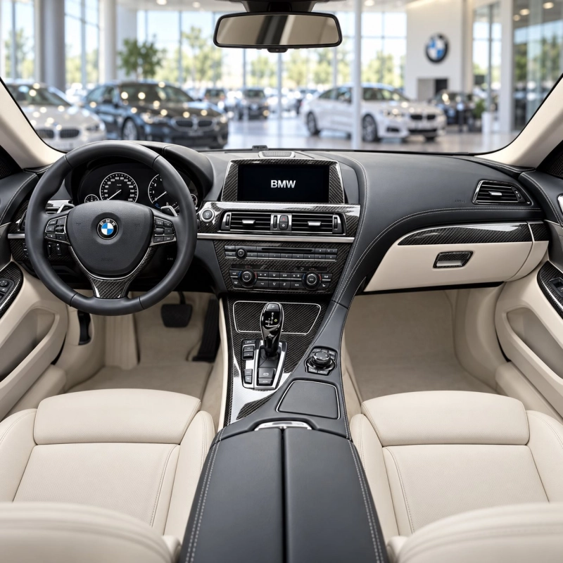 BMW 6-Series F12 F13 2011-2017 3D interieur dashboard decoratieset dashboard decor 46-delen