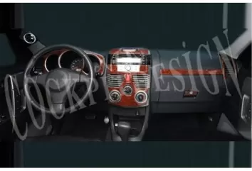 Daihatsu Terios 09.2006 3D Decor de carlinga su interior del coche 10-Partes