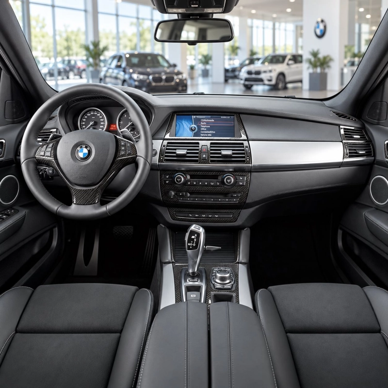 BMW X6 E71 2008-2014 kit 3D de molduras interiores para salpicadero 27 piezas