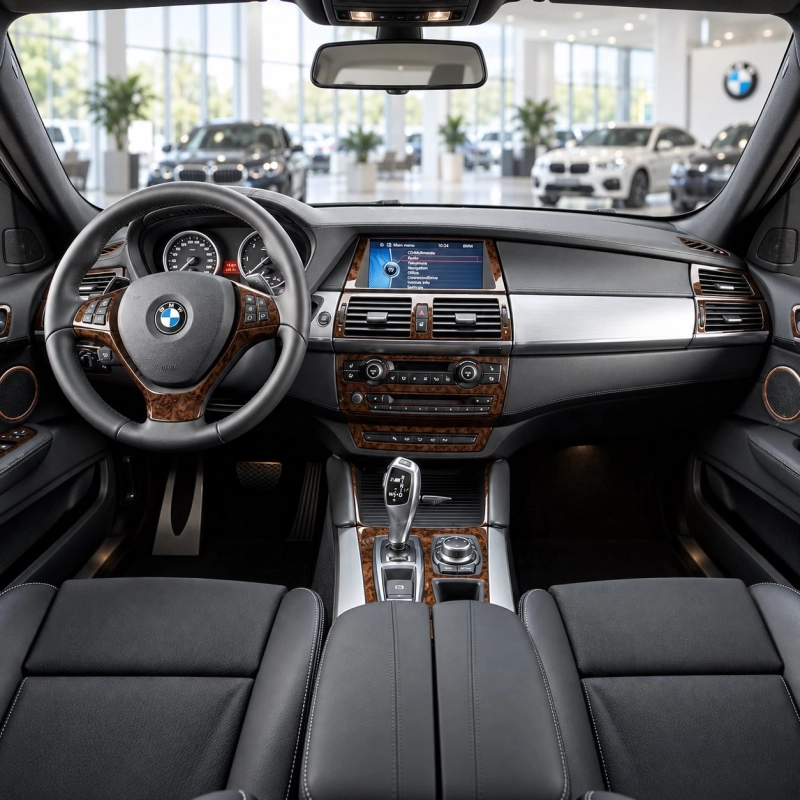 BMW X6 E71 2008-2014 kit rivestimento cruscotto e interni 3D 41 pezzi