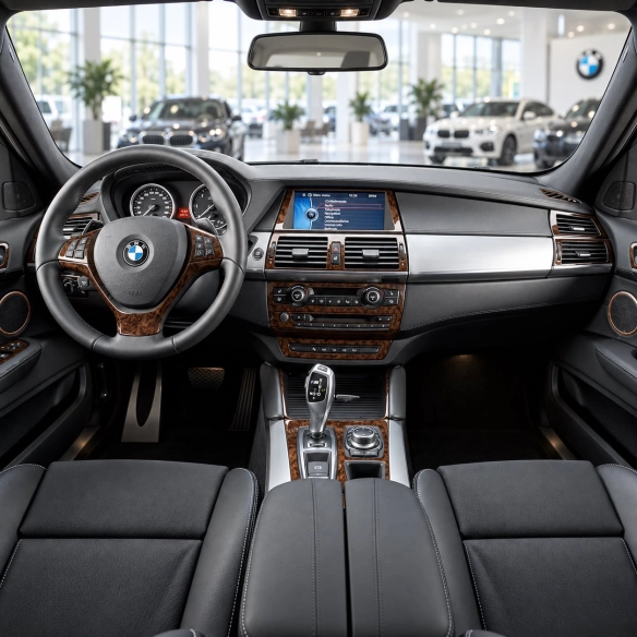 BMW X6 E71 2008-2014 3D interieur dashboard decoratieset dashboard decor 41-delen