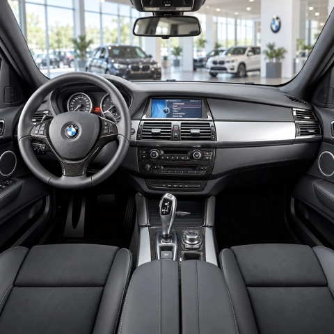 BMW X6 E71 2008-2014 kit rivestimento cruscotto e interni 3D 41 pezzi