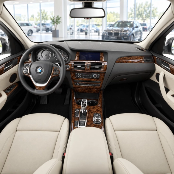 BMW X3 F25 2010-2017 3D Basic kit de molduras interiores para salpicadero 46 piezas