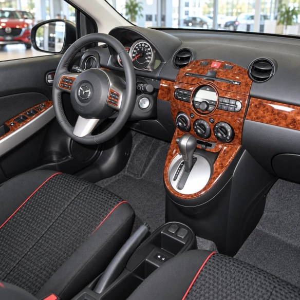 Mazda 2 2010 3D Cockpit Dekor Interieurleisten Set 44-teilig