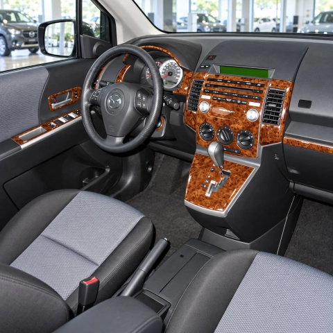 Mazda Mazda5 2006-2007 OEM; con navigatore kit rivestimento cruscotto e interni 3D