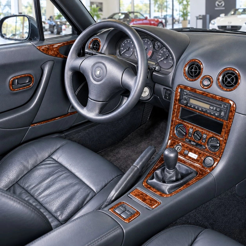 Mazda Miata 2001-2005 Without Door panels, 19 piezas set kit de molduras interiores para salpicadero