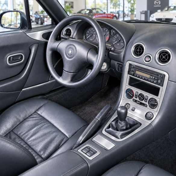 Mazda Miata 1999-2000 Full Set, With Fog Light Switch Interior Dashboard Trim Kit Dash Trim Dekor