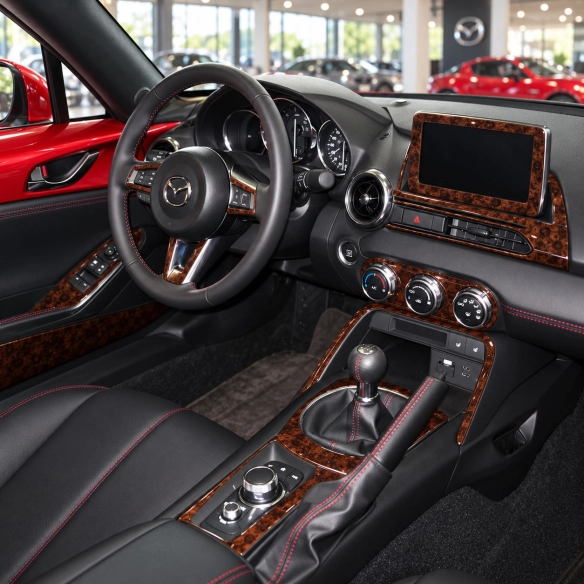Mazda MX-5 Miata ND Mk4 2015-2020 kit 3D de molduras interiores para salpicadero 25 piezas