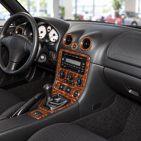 Mazda MX 5 2000-2005 3D Interior Dashboard Trim Kit Dash Trim Dekor 14-Parts