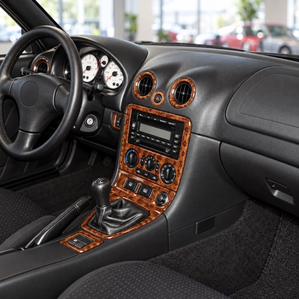 Mazda MX 5 2000-2005 3D interieur dashboard decoratieset dashboard decor 14-delen