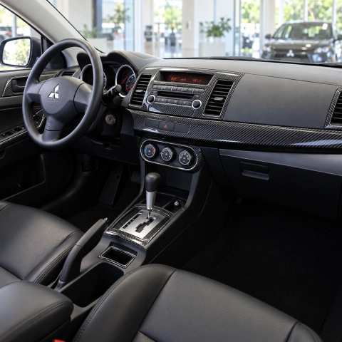 Mitsubishi Lancer-9-2007-2017 kit de molduras interiores para salpicadero 28 piezas 2