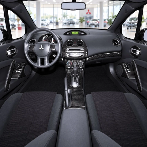 Mitsubishi Eclipse 2006-Actualidad Manual Gear Box kit de molduras interiores para salpicadero
