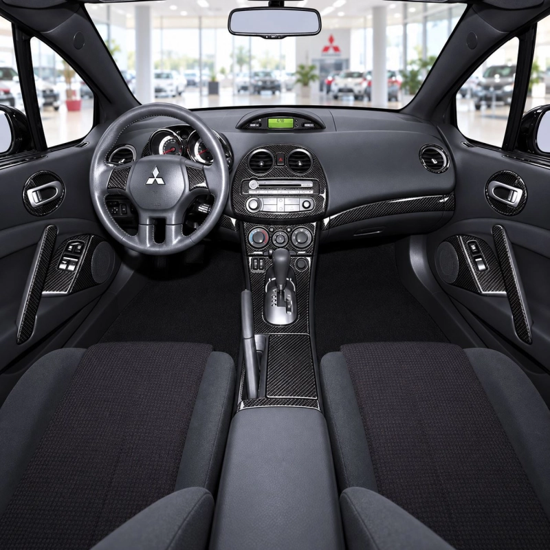 Mitsubishi Eclipse 2006-Actualidad Manual Gear Box kit de molduras interiores para salpicadero