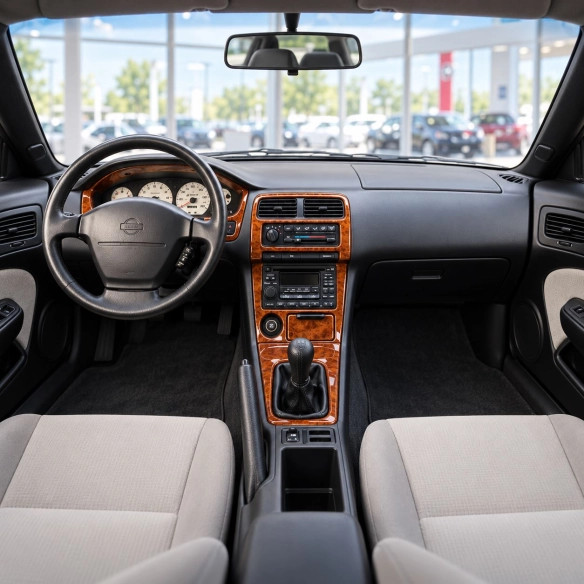 Nissan 240SX 1995-1998 3D Cockpit Dekor Interieurleisten Set As shown in product diagram-teilig