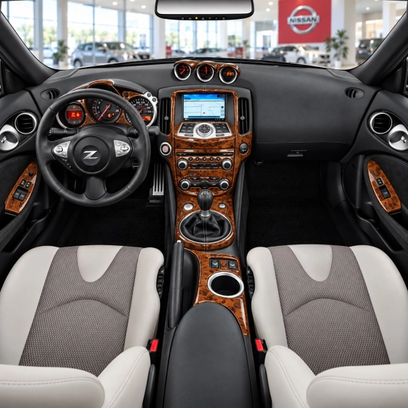 Nissan 370Z 2009 2009 kit rivestimento cruscotto e interni 3D 16 pezzi
