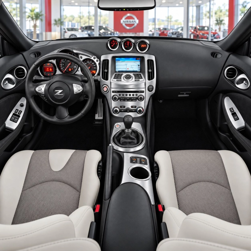 Nissan 370Z-2009 kit de molduras interiores para salpicadero 16 piezas