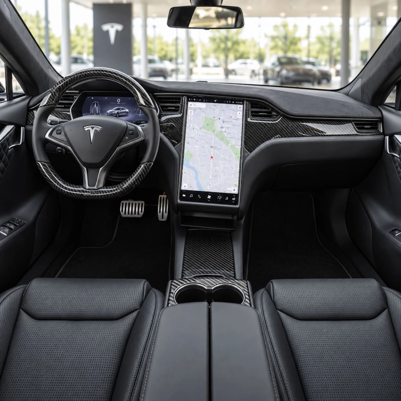 Tesla Model S 2021 Plaid – Designer Trim – Kit completo per interni