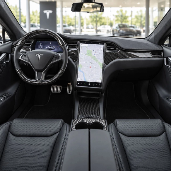 Tesla Model S 2021 Plaid – Designer Trim – Kit completo per interni