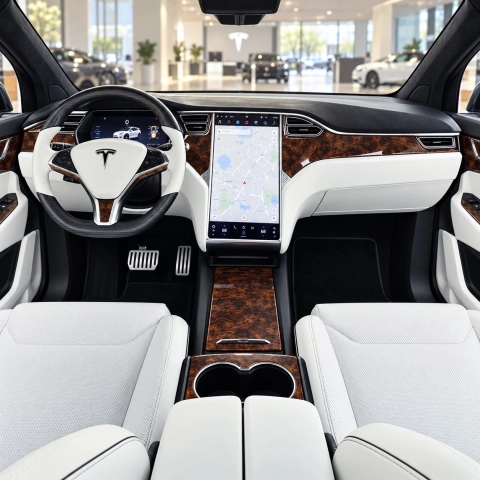 Tesla Model X 2017 – Designer Trim – Innenraum-Komplettset