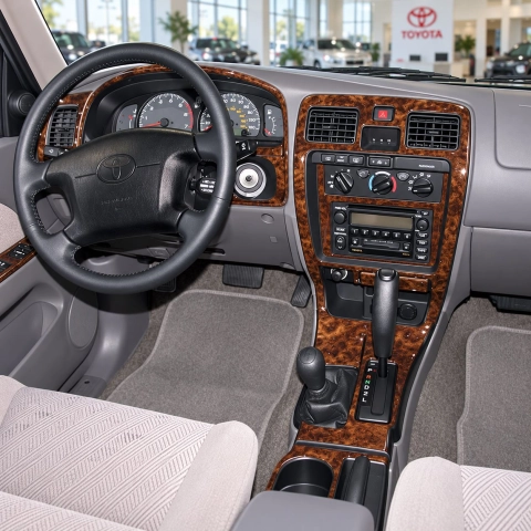 Toyota 4 Runner 1999-2002 cambio automatico, 4WD kit rivestimento cruscotto e interni 3D 17 pezzi