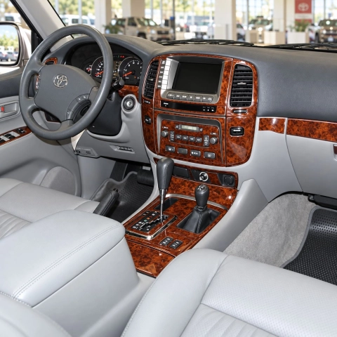 Toyota Land Cruiser 2003-2007 3D Cockpit Dekor Interieurleisten Set 33-teilig