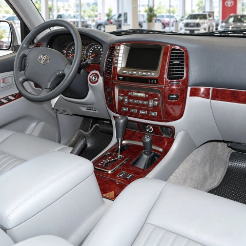 Toyota Land Cruiser 2003-2007 3D Cockpit Dekor Interieurleisten Set 33-teilig 2