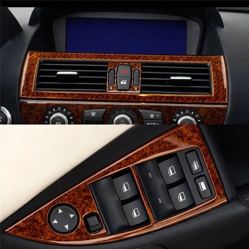 BMW 6-Series E 63 2008-2010 3D Armaturenbrett-Dekor-Set, 41 Teile