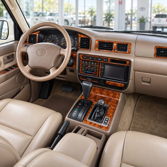 Toyota Land Cruiser 80 1995-1997 Full Set, 20 delen set interieur dashboard decoratieset dashboard decor