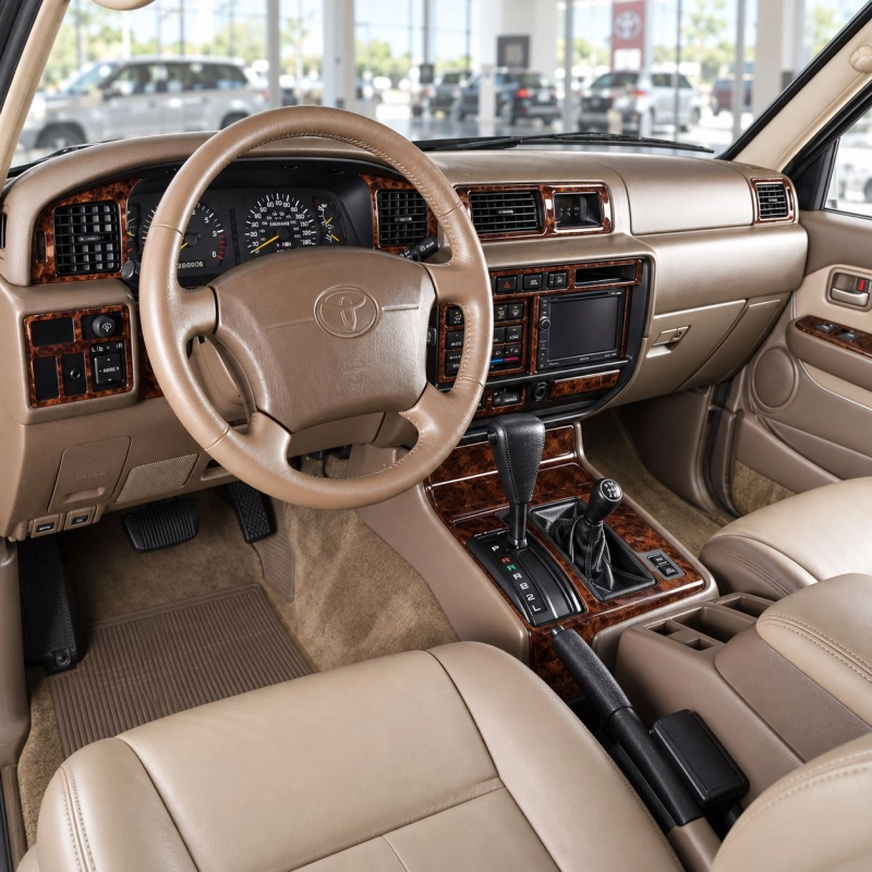 Toyota Land Cruiser 80 1995-1997 3D Cockpit Dekor Interieurleisten Set 20-teilig