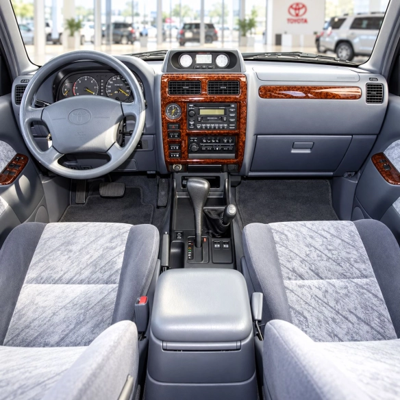 Toyota Prado 2001-2002 3D Interior Dashboard Trim Kit Dash Trim Dekor 18-Parts