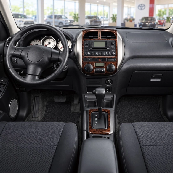 Toyota Rav 4 XA20 2003-2004 3D Cockpit Dekor Interieurleisten Set 4-teilig