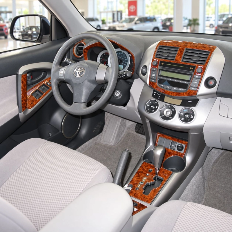 Toyota Rav4 2006 kit rivestimento cruscotto e interni 3D 28 pezzi
