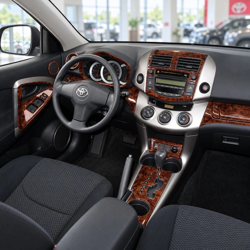 Toyota RAV-4 2006-Actualidad caja automática A/C Controls kit de molduras interiores para salpicadero