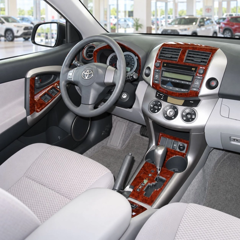 Toyota RAV-4 2006-Actualidad caja automática A/C Controls kit de molduras interiores para salpicadero