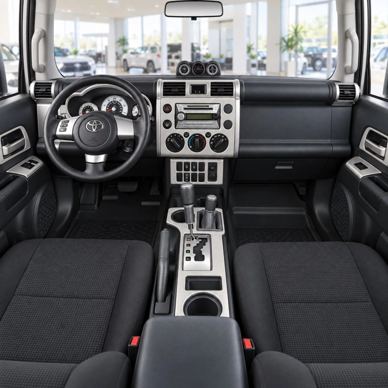 Toyota FJ Cruiser 2007-heden Basic Set, Automatic Gear interieur dashboard decoratieset dashboard decor