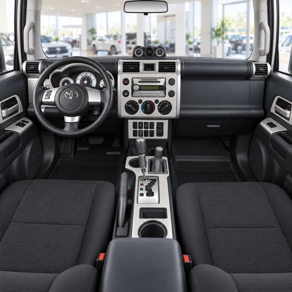 Toyota FJ Cruiser 2007-UP Basic Set, Automatic Gear Interior Dashboard Trim Kit Dash Trim Dekor