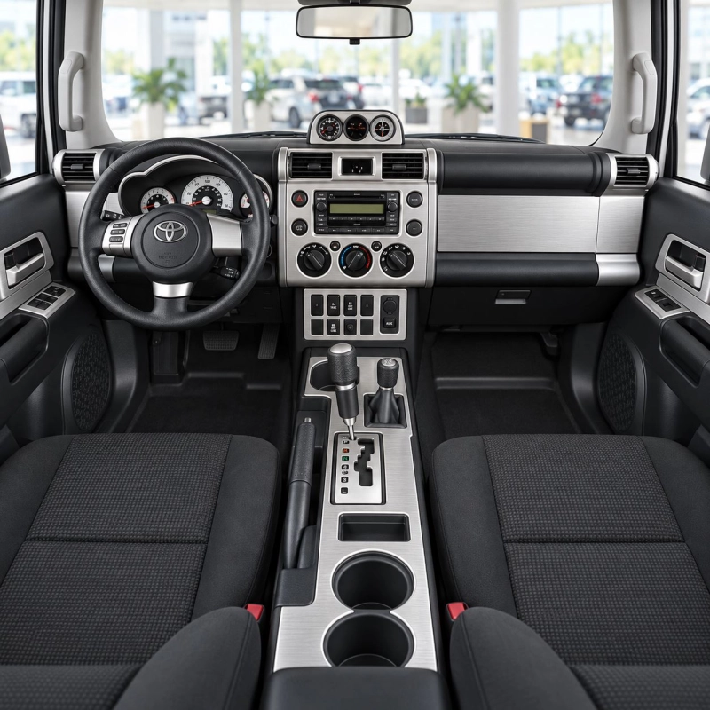 Toyota FJ Cruiser 2007-heden Full Set, Manual Gear Box interieur dashboard decoratieset dashboard decor