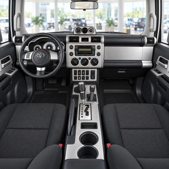 Toyota FJ Cruiser 2007-heden Full Set, Manual Gear Box interieur dashboard decoratieset dashboard decor