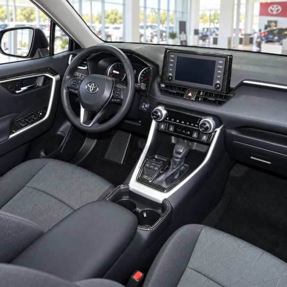 Toyota RAV4 2019 kit rivestimento cruscotto e interni 3D 24 pezzi