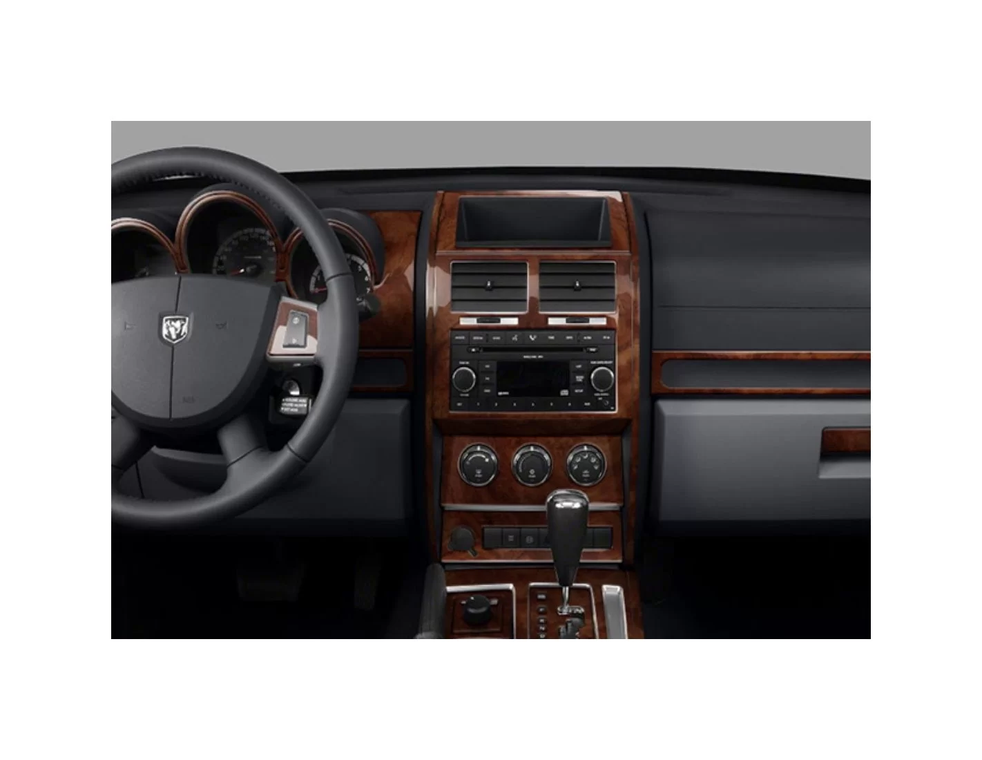 Dodge Nitro 2007-2012 3D Decor de carlinga su interior del coche 74-Partes