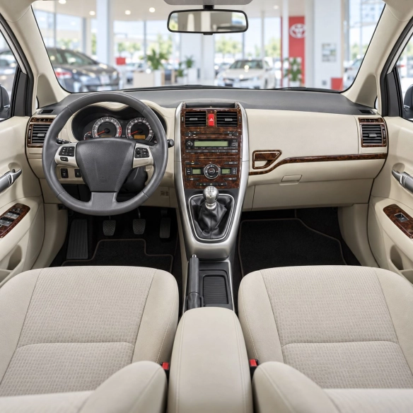 Toyota Auris 2008-Actualidad kit 3D de molduras interiores para salpicadero 16 piezas