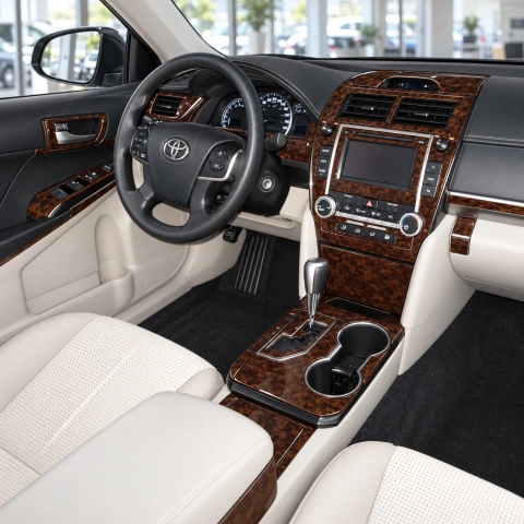 Toyota Camry 2012-heute 3D Cockpit Dekor Interieurleisten Set Full Set / as shown in product diagram-teilig 2