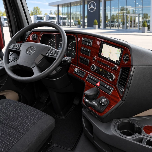 Mercedes Actros Antos 2016-heden 3D interieur dashboard decoratieset dashboard decor 24-delen