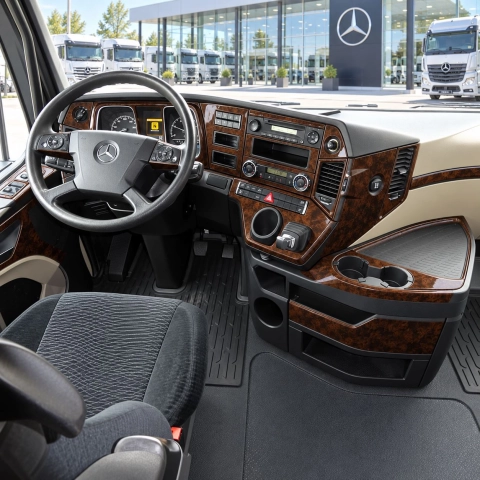 Mercedes Actros Antos 2016-UP 3D Interior Dashboard Trim Kit Dash Trim Dekor 26-Parts