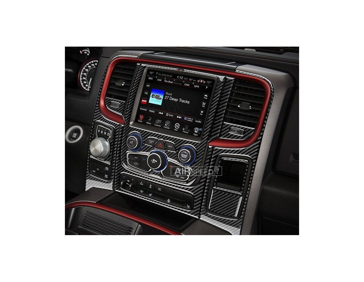 Dodge Ram 2016-2018 Decor de carlinga su interior touch Screen Display, With Front Bucket Seats, 65 Pcs.