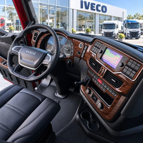 IVECO S-WAY 2019 3D Interior Dashboard Trim Kit Dash Trim Dekor 17-Parts