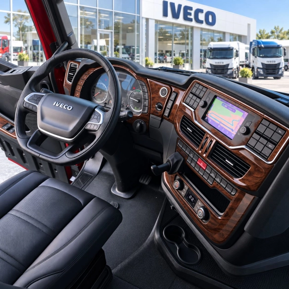 IVECO S-WAY 2019 3D interieur dashboard decoratieset dashboard decor 17-delen